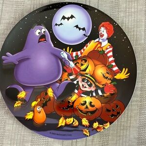 McDonald’s Vintage Plate - Halloween; 2000. Never used!